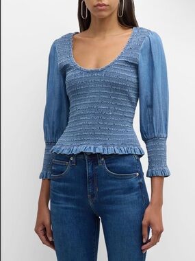 Veronica Beard denim top